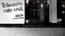TE NECESITO COMO LOCA. MIRTA