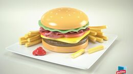 HAMBURGUESA - COMIDA DE JUGUETE