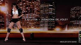 EJECUTIVA + JUGADORA DE VOLEY