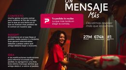 UN MENSAJE MÁS - PEDIDOS YA