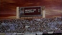 COLOMBIA 5 - ARGENTINA 0